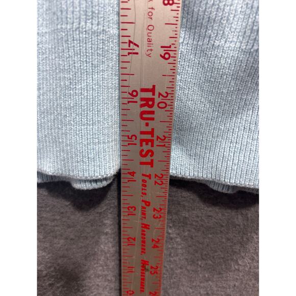 BP Womens Seamed Oversized V-Neck Rib Sweater from Nordstrom Blue Falls Size M - Picture 11 of 11